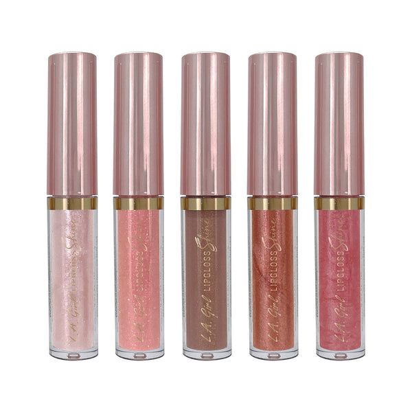 New LA GIRL LIP GLOSS SET for Indian Skin ( Swatches & Review