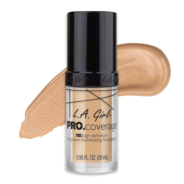[4 PACK] L.A.Girl HD Pro Coverage Illuminating Foundation-GLM641 White High  Def