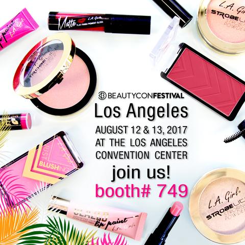 L.A. Girl Attends Los Angeles BeautyCon 2017