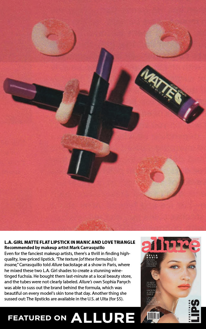 L.A. Girl Cosmetics Featured on Allure Magazine