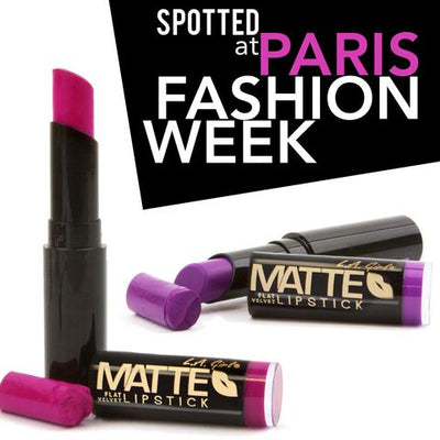 L.A. Girl’s Matte Lipstick Spotted at Paris Fashion Week