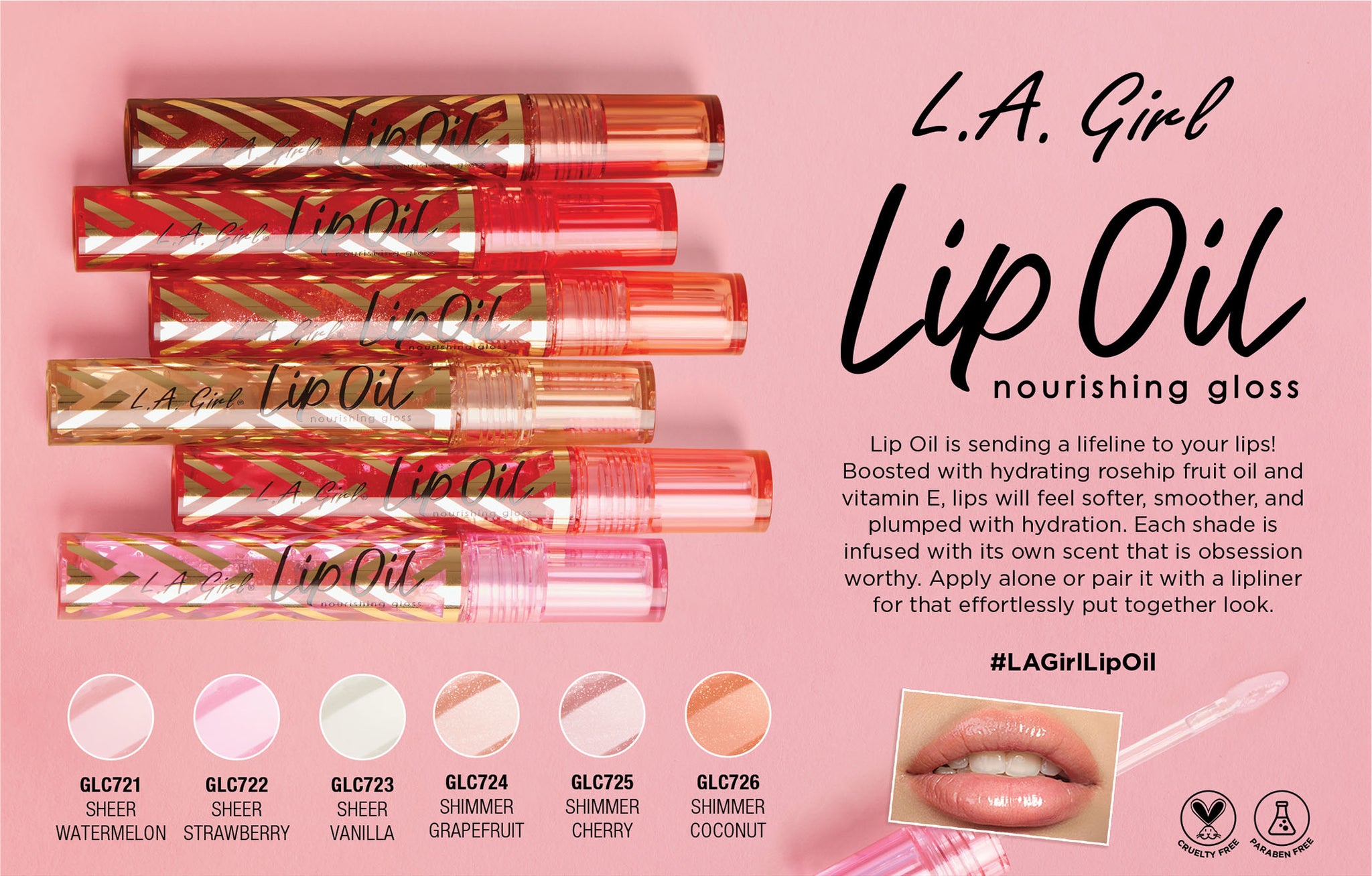 LAG lip oil pc promo